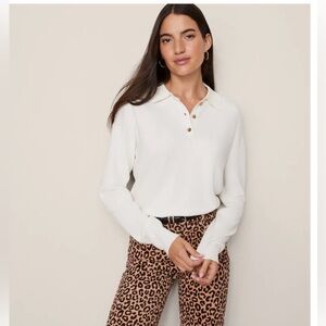 NWT Ann Taylor Polo Sweater XXS